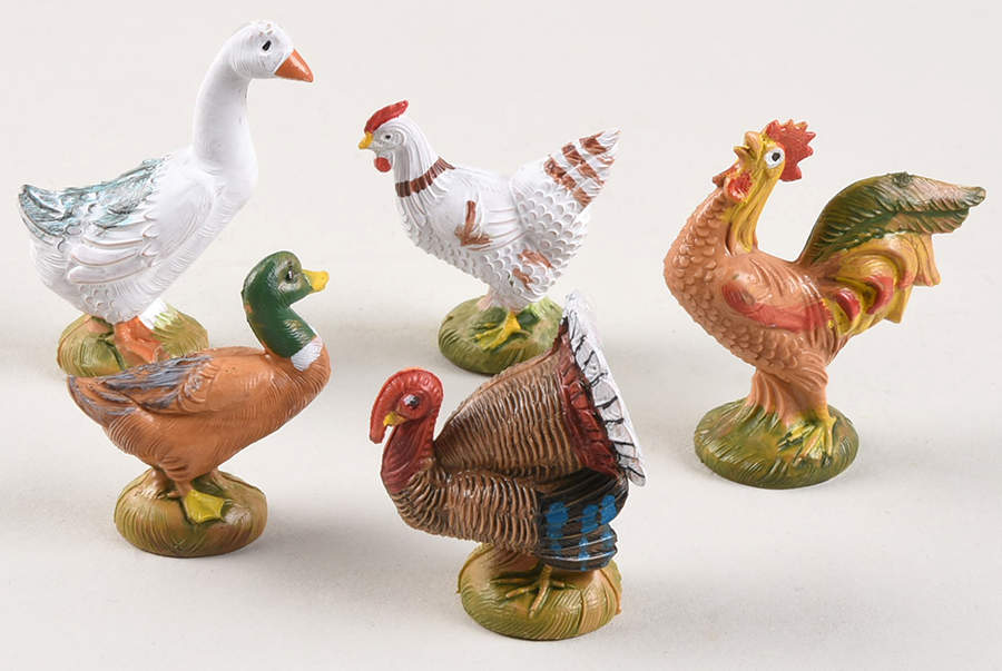 Fontanini Heirloom Nativity 5" Scale Bethlehem Birds - 5pc Set - Boxed by Roman-1