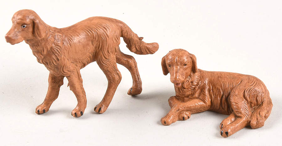 Fontanini Heirloom Nativity 5" Scale Dog, 2pc Set - With Box Bx245 by Roman-1