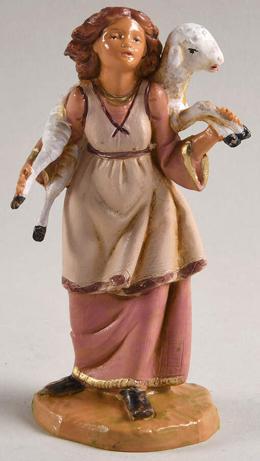 Fontanini Heirloom Nativity 5" Scale Sofi - Shepherdess - Boxed by Roman-1