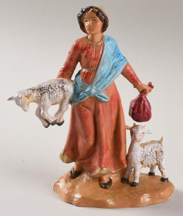 Fontanini Heirloom Nativity 5" Scale Melia - Goat Herder - Boxed by Roman-1