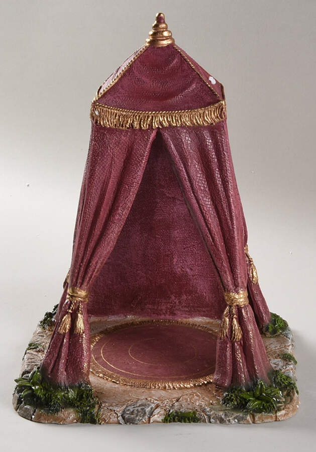 Fontanini Heirloom Nativity 5" Scale Burgundy King's Tent - Boxed by Roman-1