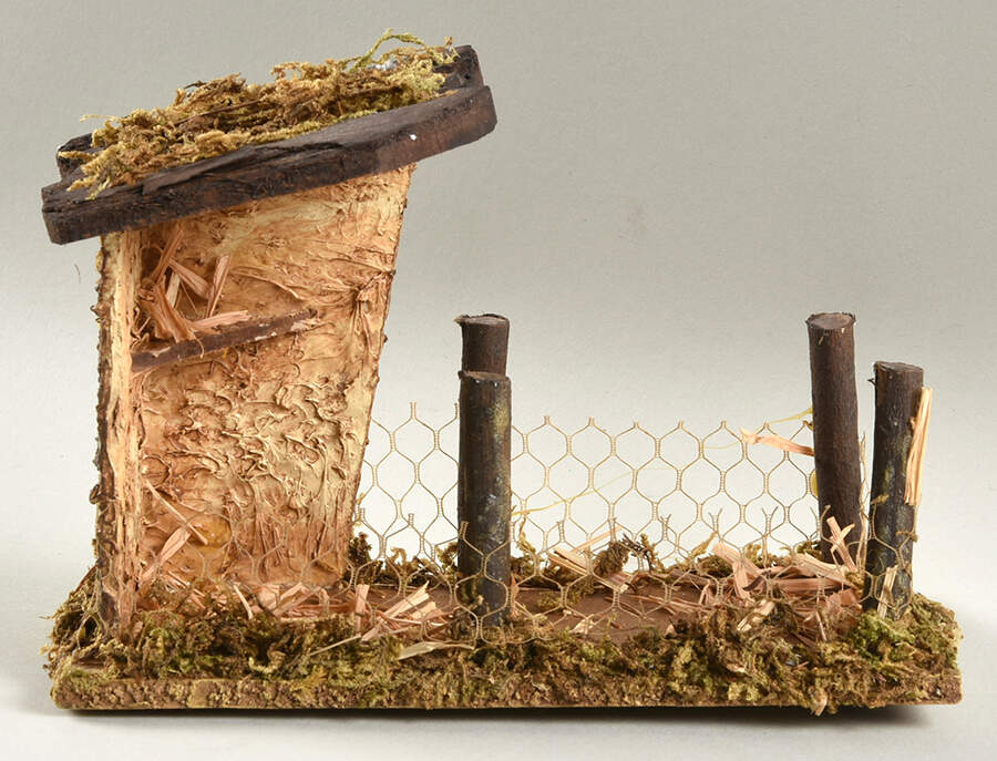 Fontanini Heirloom Nativity 5" Scale Bird Shelter - With Box Bx420 by Roman-1