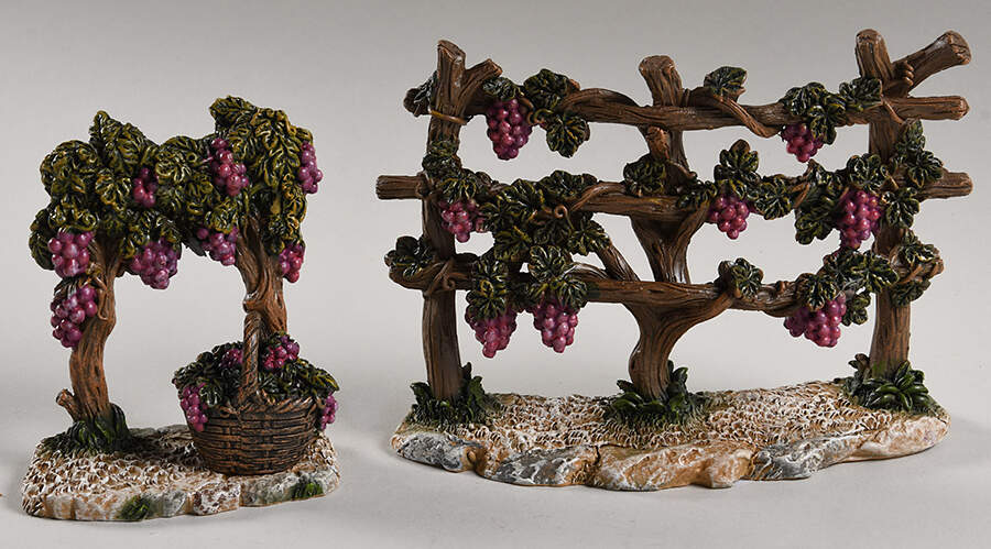 Fontanini Heirloom Nativity 5" Scale 2pc Set Vineyard Fences - Boxed by Roman-1