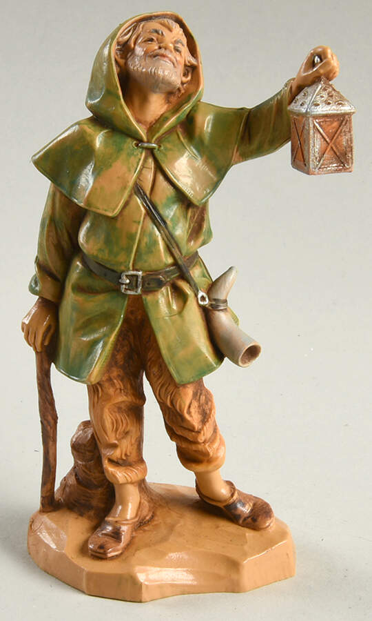 Fontanini Heirloom Nativity 5" Scale Mordecai - Hooded - No Box by Roman-1