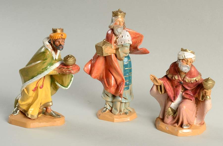 Fontanini Heirloom Nativity 5" Scale 3 Kings Boxed Set - Boxed by Roman-1