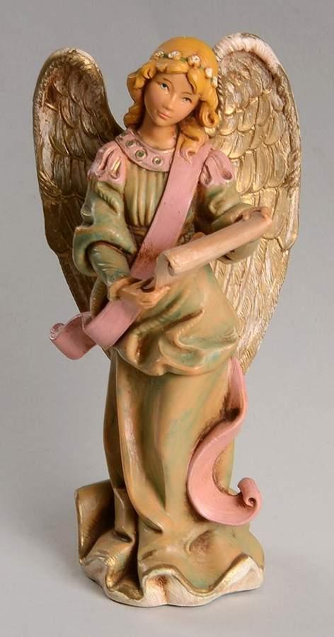 Fontanini Heirloom Nativity 5" Scale Faith-The Fifth Angel - With Box by Roman-1