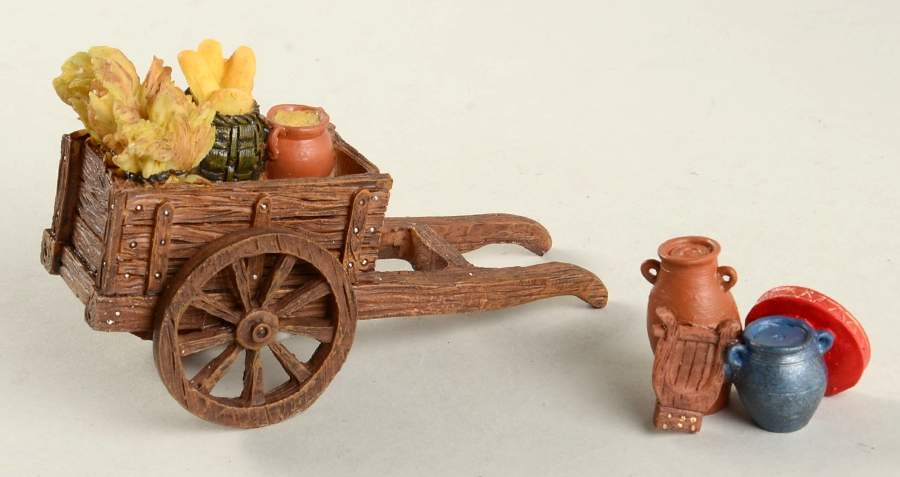 Fontanini Heirloom Nativity 5" Scale Harvest Cart Set - Boxed by Roman-1