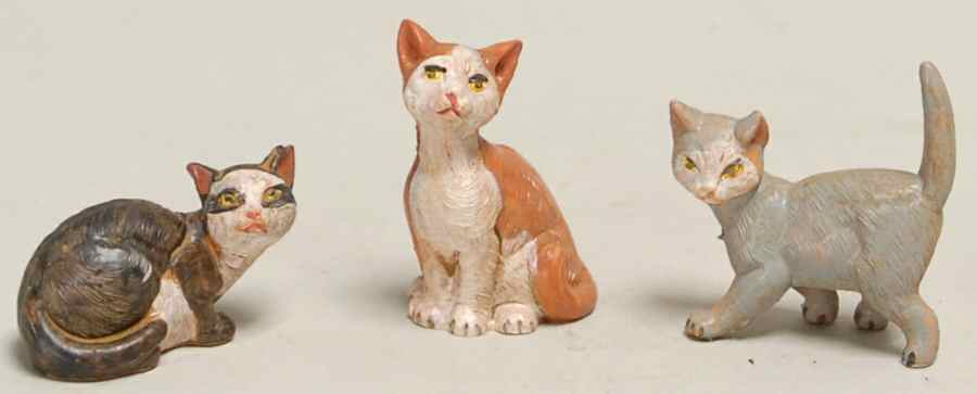 Fontanini Heirloom Nativity 5" Scale Cats-Set Of 3 - Boxed by Roman-1