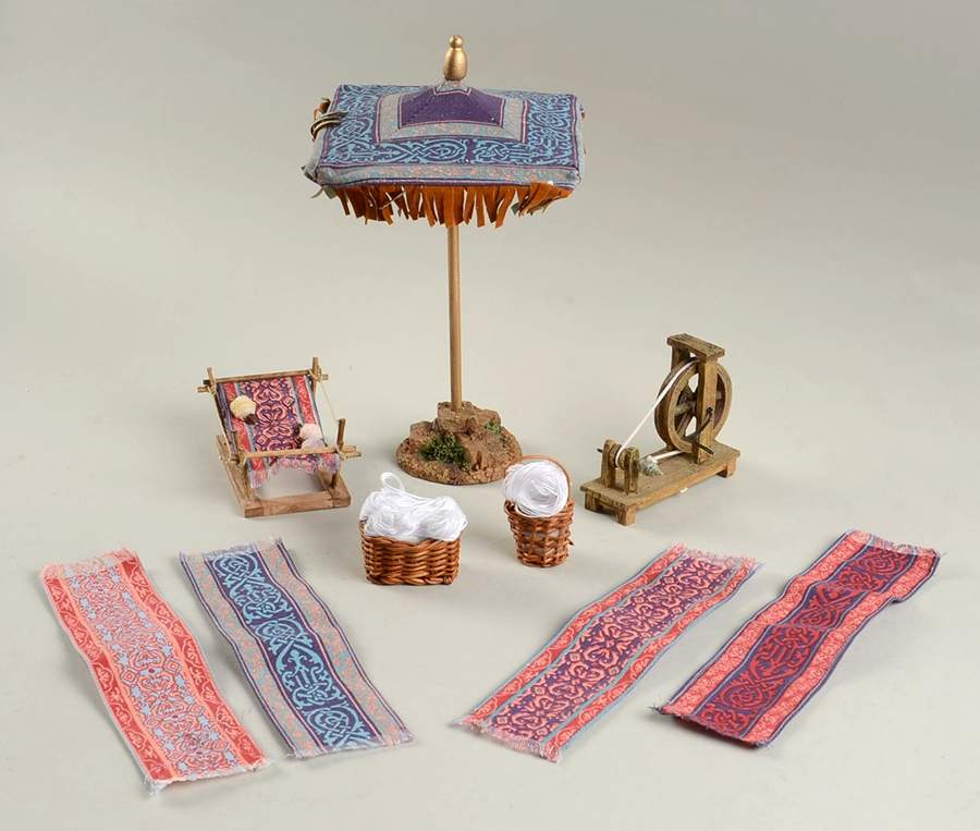 Fontanini Heirloom Nativity 5" Scale Weaver's Accessories - No Box by Roman-1
