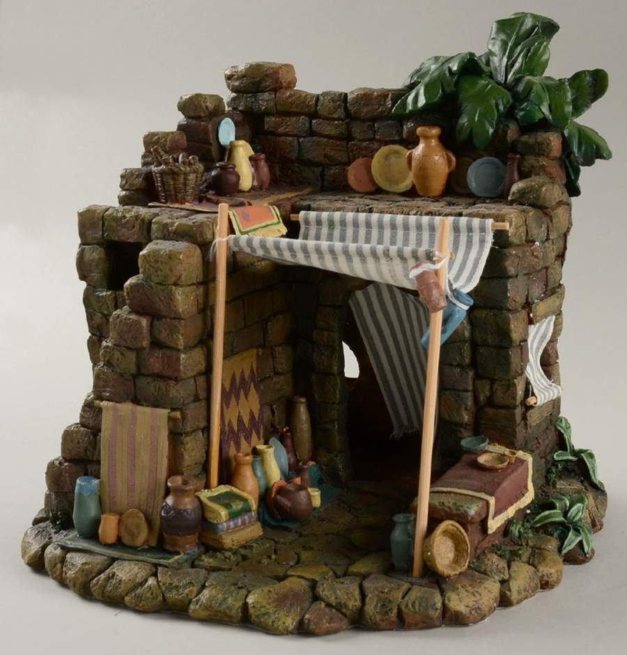 Fontanini Heirloom Nativity 5" Scale The Pottery Shop-Lighted - Boxed by Roman-1