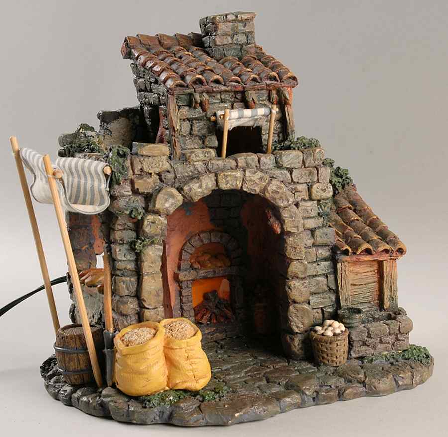 Fontanini Heirloom Nativity 5" Scale Bakery-Lighted - No Box by Roman-1