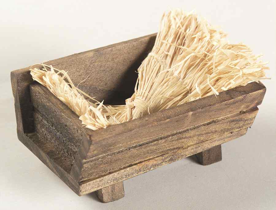 Fontanini Heirloom Nativity 5" Scale Manger - No Box by Roman-1