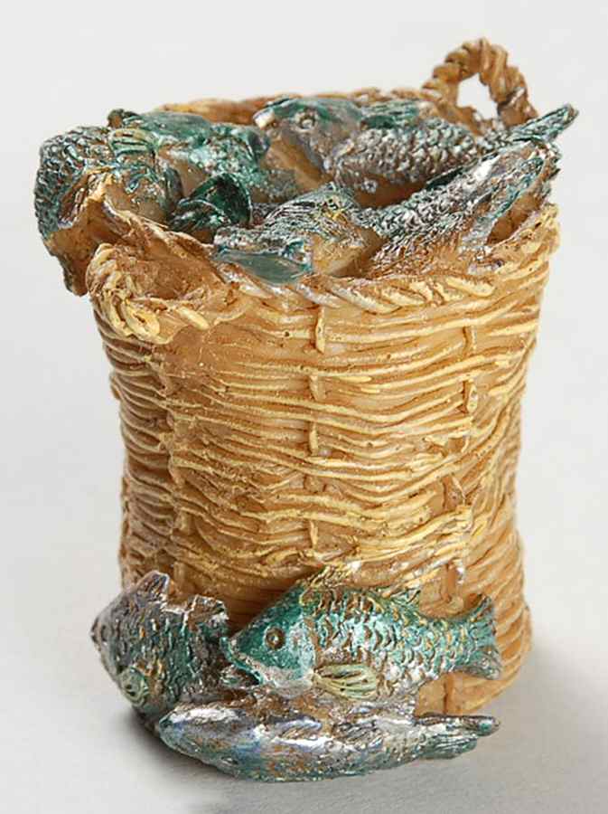 Fontanini Heirloom Nativity 5" Scale Basket Of Fish - Boxed by Roman-1