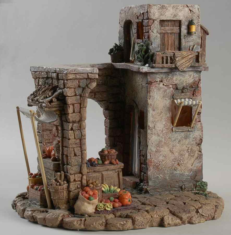 Fontanini Heirloom Nativity 5" Scale Marketplace - Boxed by Roman-1