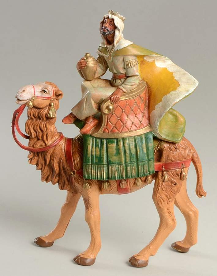 Fontanini Heirloom Nativity 5" Scale King Balthazar On Camel - No Box by Roman-1