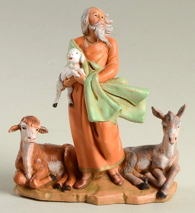 Fontanini Annual Limited Edition Nathaniel - Shepherd With Animals - Boxed by Roman-1