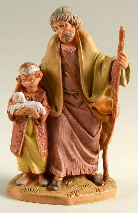 Fontanini Heirloom Nativity 5" Scale Papa And Misham - Boxed by Roman-1