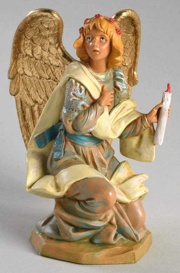 Fontanini Nativity 7.5" Kneeling Angel - No Box by Roman-1