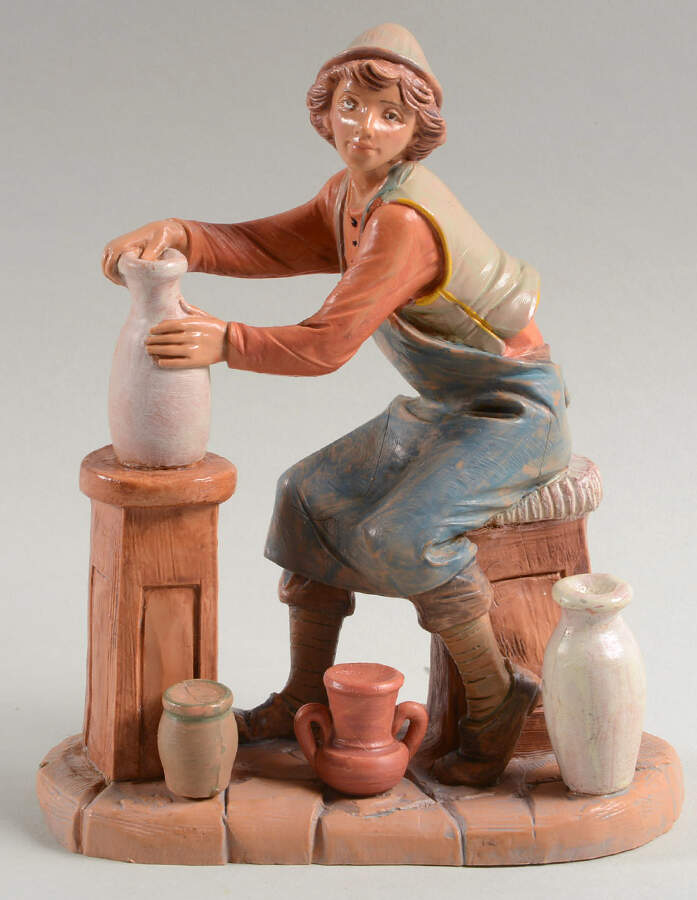 Fontanini Nativity 7.5" Andrew - Potter - Boxed by Roman-1