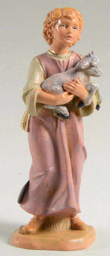 Fontanini Nativity 7.5" Ethan-Shepherd Boy - Boxed by Roman-1