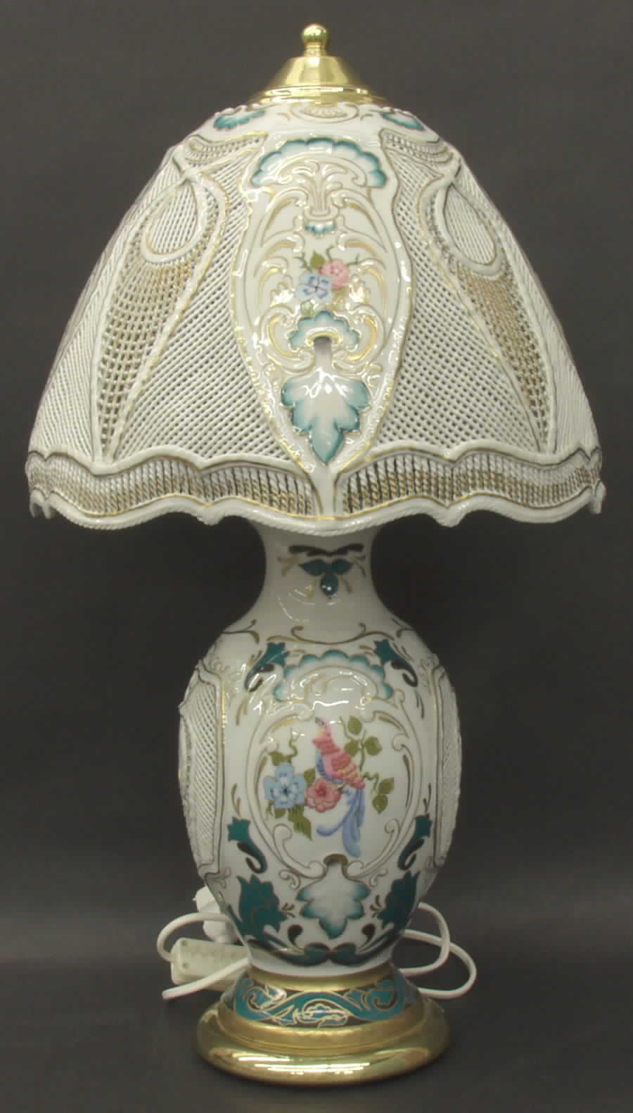 Ramex Cluj Collection Giftware Green  Flower-Lamp - No Box by Ramex Intl-1