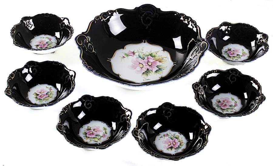 Ramex Cluj Collection Giftware Berry Set-7 Piece Cobalt Blue - No Box by Ramex Intl-1