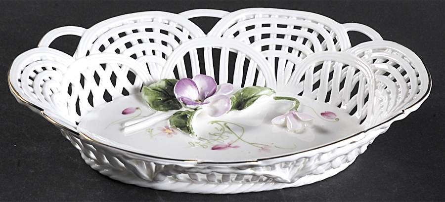Ramex Cluj Collection Giftware Violet Basket - No Box by Ramex Intl-1