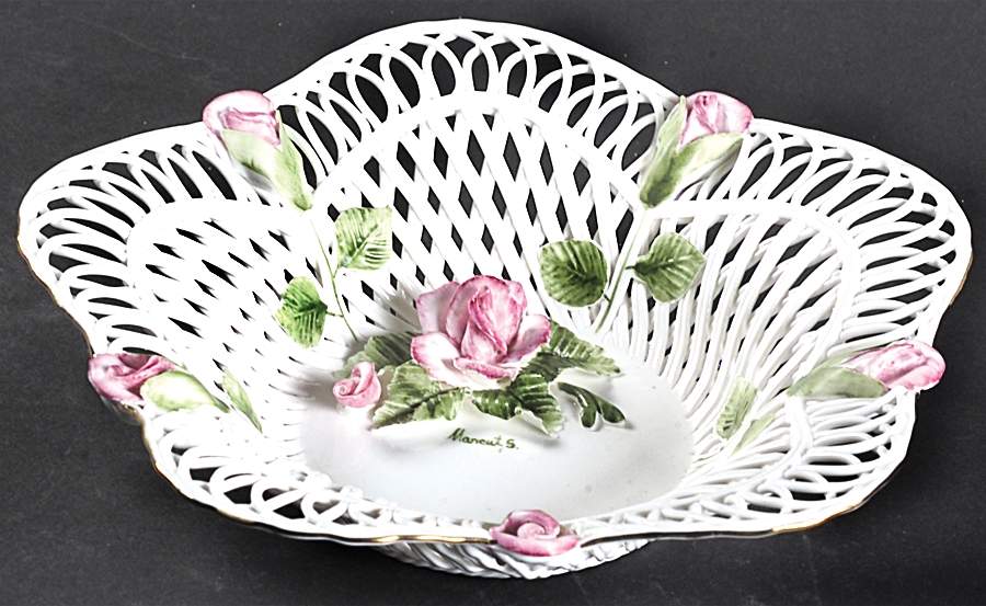 Ramex Cluj Collection Giftware Rose Basket - No Box by Ramex Intl-1