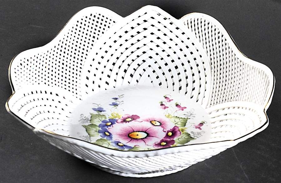 Ramex Cluj Collection Giftware Amalia Basket - No Box by Ramex Intl-1