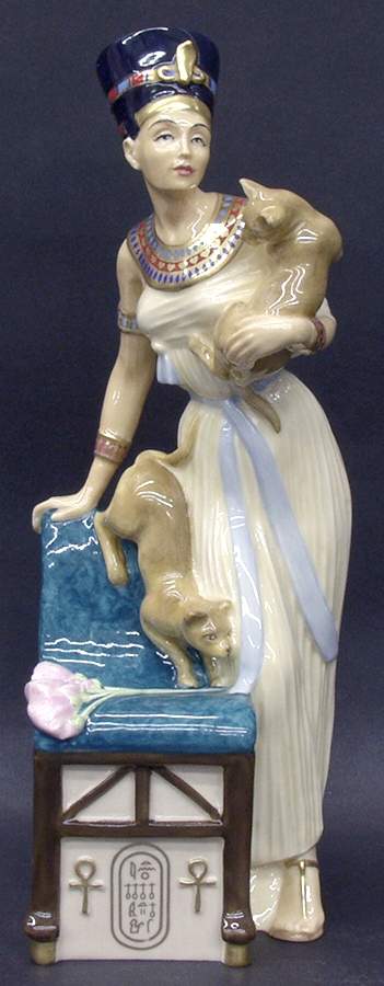 Egyptian Queens Nefertiti - With Box by Royal Doulton-1
