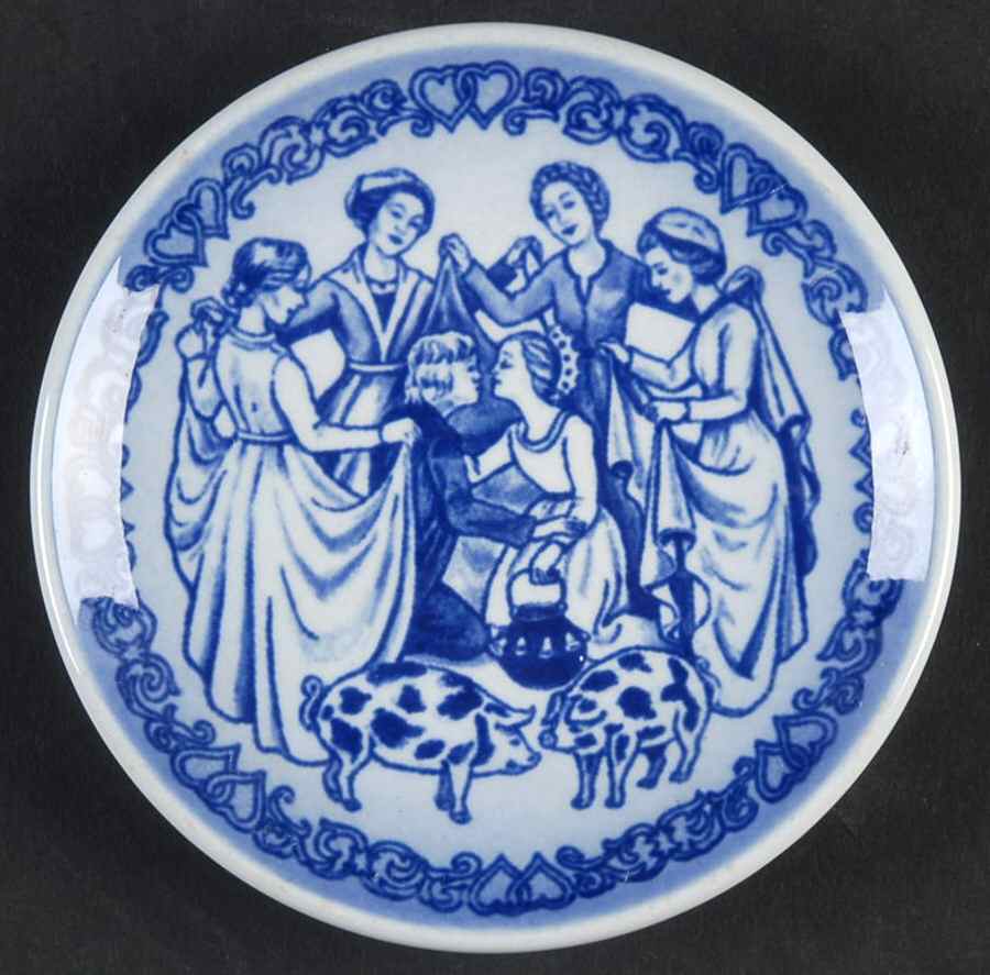 Hans Christian Anderson Plaque Swineherd-Svinedrengen - No Box by Royal Copenhagen-1