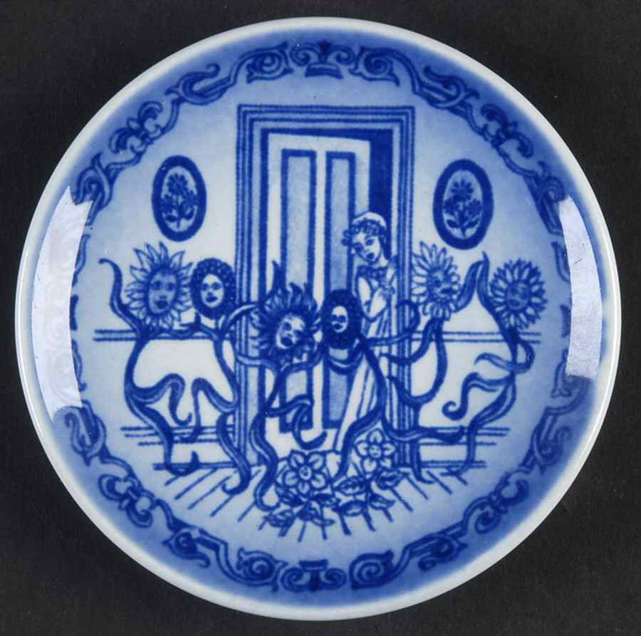 Hans Christian Anderson Plaque Little Ida's Flowers-Den Lille Ida's Bl - No Box by Royal Copenhagen-1