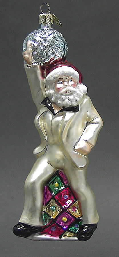 Santa's Pastimes-Recreations Saturday Night Santa - No Box by Christopher Radko-1