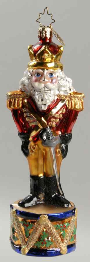 Nutcrackers Grand Stand-Crown - No Box by Christopher Radko-1