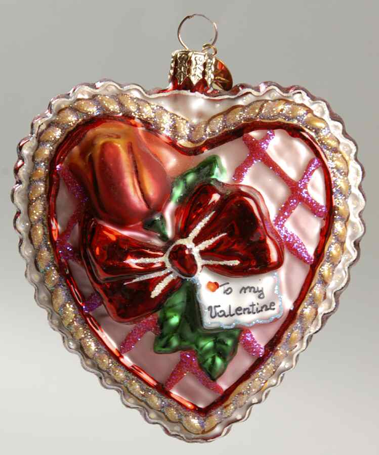 Heart (Shaped) Ornaments Sweet As Candy - No Box by Christopher Radko-1