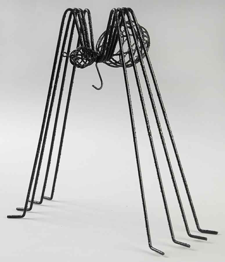 Halloween Black Spider Ornament Holder-Tall - No Box by Christopher Radko-1