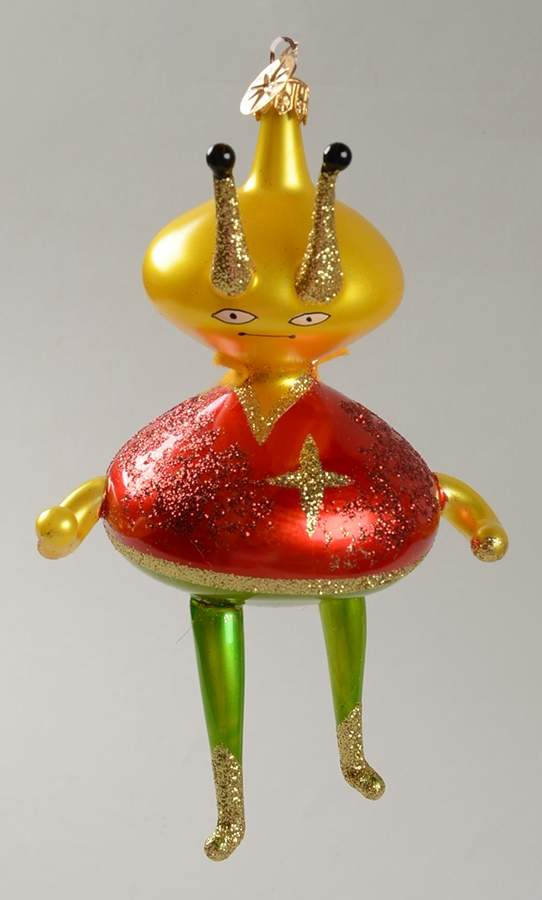 Italian Flair Ornaments Space Buddies-Yellow Head - No Box by Christopher Radko-1