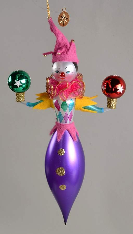 Clown & Circus (Italian Flair) Having A Ball - No Box by Christopher Radko-1