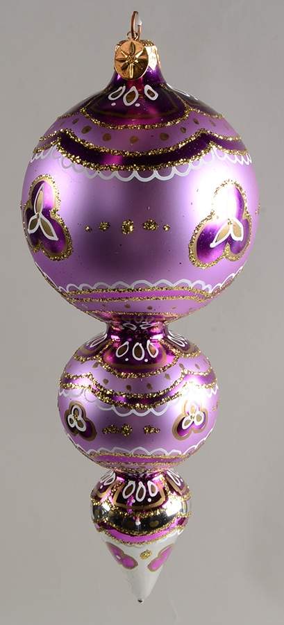 Traditional Shapes Ornament Lilac Delight - No Box by Christopher Radko-1
