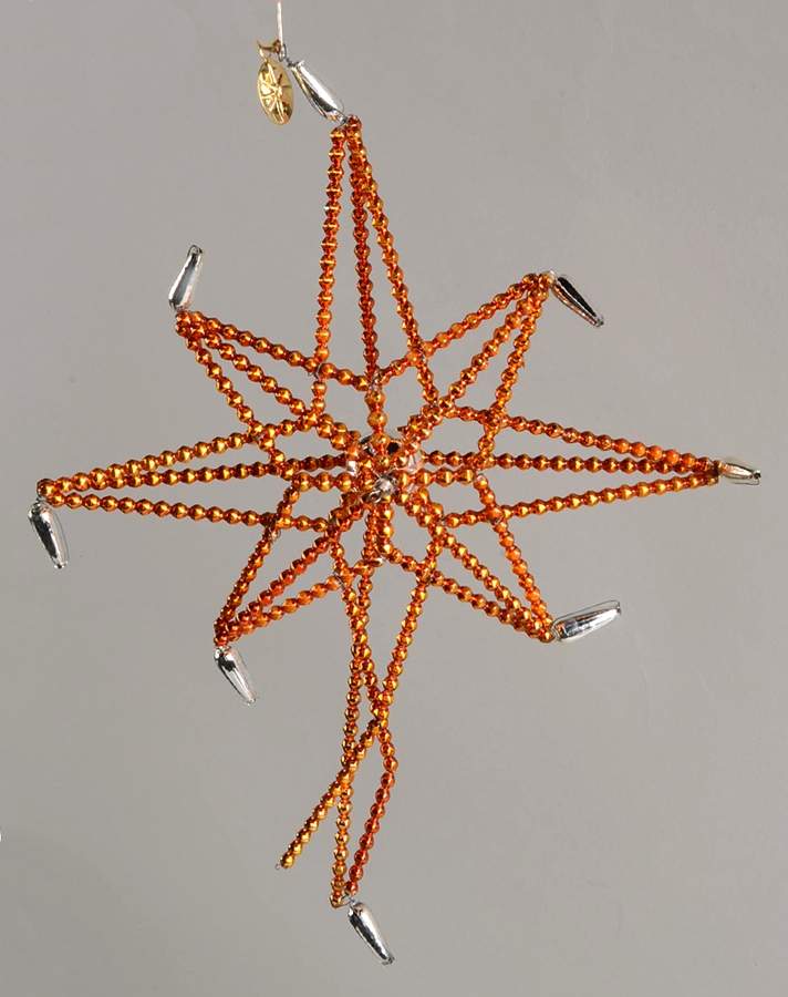 Beaded Guiding Star - No Box by Christopher Radko-1