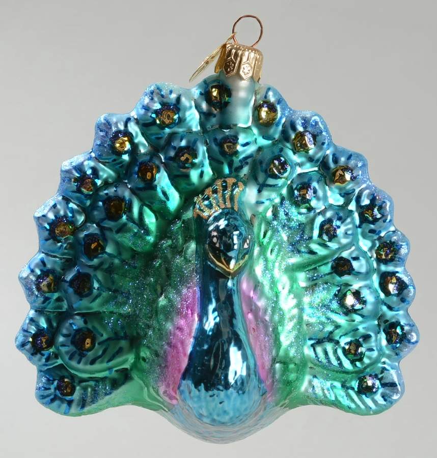 Birds Pretty As A Peacock - No Box by Christopher Radko-1