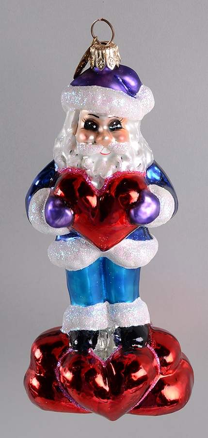 Santas Christmas Joy-Heart - No Box by Christopher Radko-1
