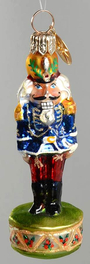Nutcrackers Grand Stand Gem-Gold - No Box by Christopher Radko-1