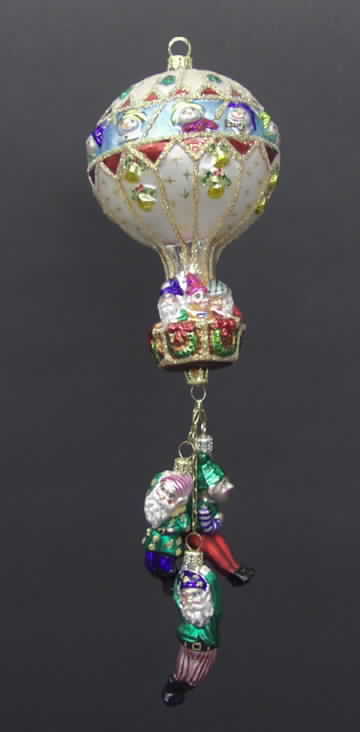 Elves & Gnomes Hot Air Hijinks - No Box by Christopher Radko-1