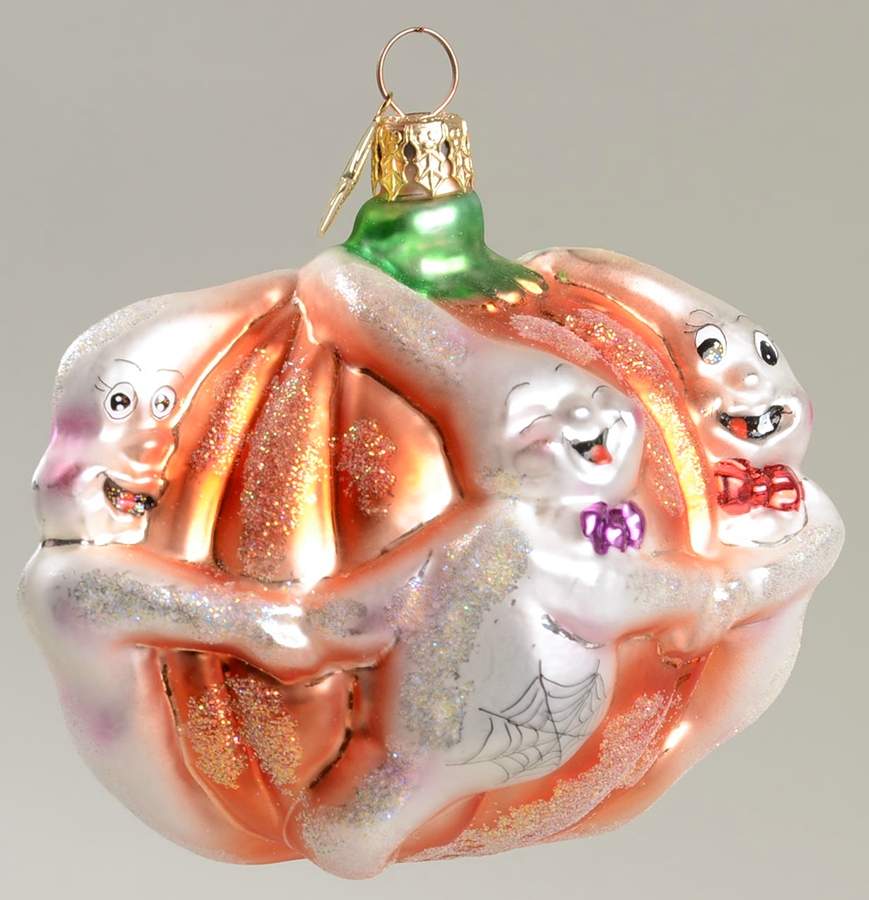 Halloween Pumpkin Polka - No Box by Christopher Radko-1