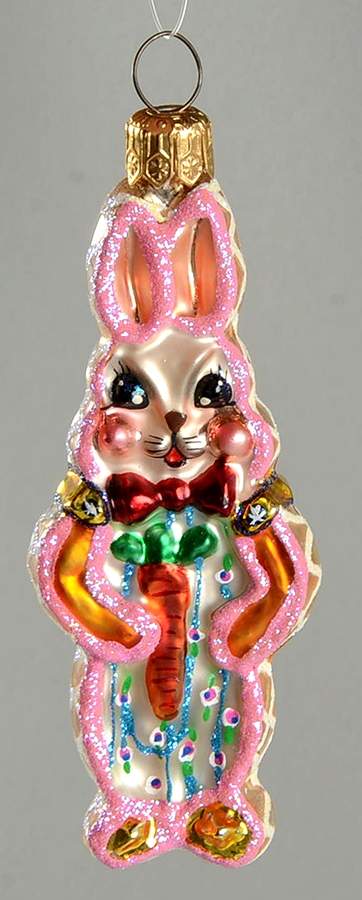 Food & Drink Cookie-Cutter Cottontails Gem-Standing - No Box by Christopher Radko-1