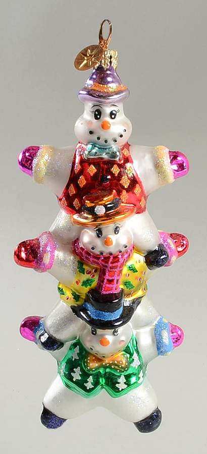 Snowmen Snowpile Up - No Box by Christopher Radko-1