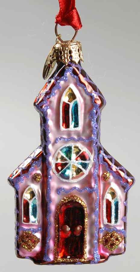 Gingerbread Ornaments Ginger Chapel Gem - No Box by Christopher Radko-1