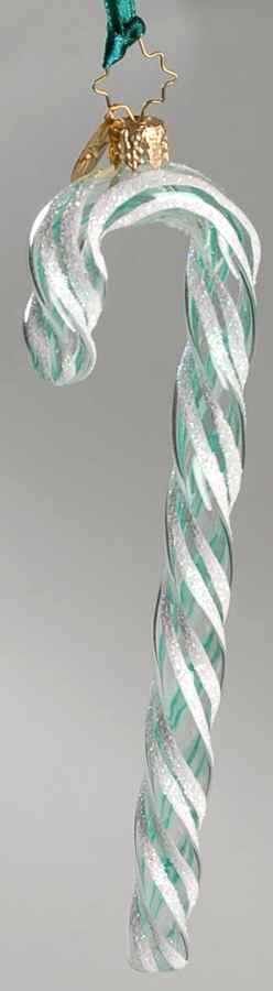 Candy Canes Minty Twirls-Blue - No Box by Christopher Radko-1
