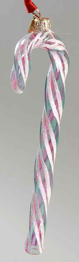 Candy Canes Minty Twirls-Pink And Blue - No Box by Christopher Radko-1